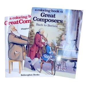 A coloring book of great composers set